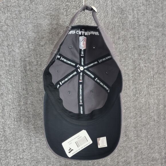 Golden State Warriors Hat Mens Gray 2017 5X NBA Basketball Champions Adidas Cap - Picture 8 of 12